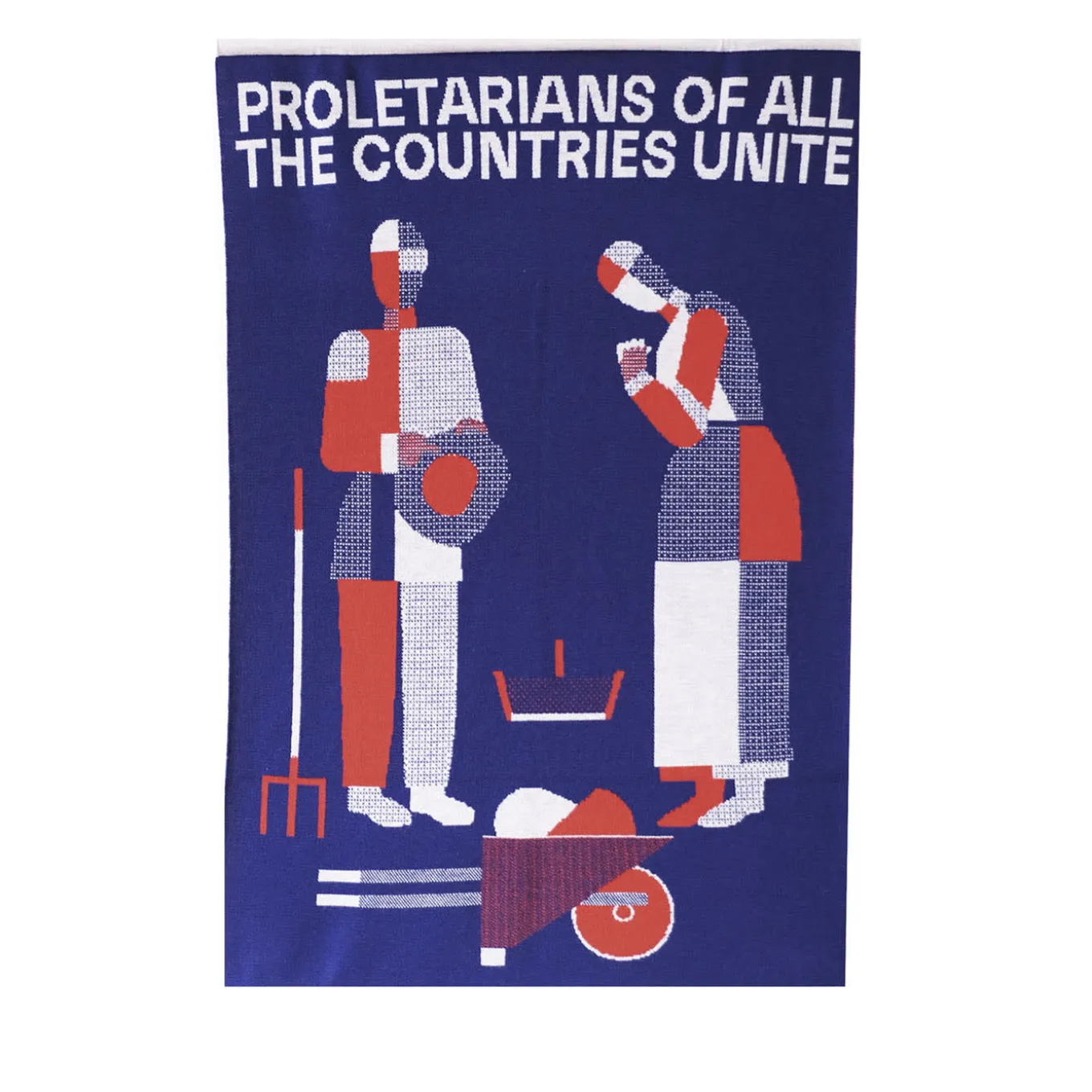 Proletarians Multicolor Organic Cotton Tapestry/Blanket