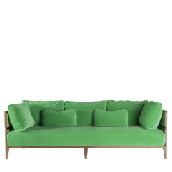 Promenade Green Sofa by Philippe Nigro
