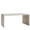 Prospettive Rectangular Stone Writing Table by Gumdesign