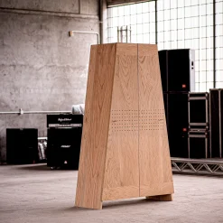 Protoformi Trapezoid Oak Wood Cabinet