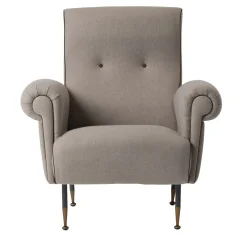 Pulce light gray armchair