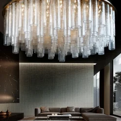 Pulegoso Cylinders 73-Light Chandelier