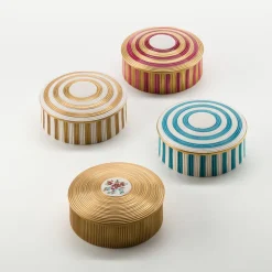 Purple & Gold Belle Epoque Round Box