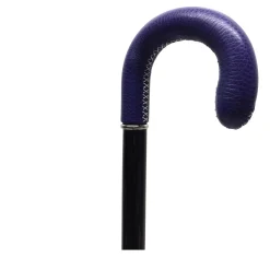Purple Curve Handle Walking Stick