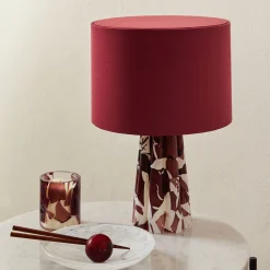 Purple Murano Glass Bucket Lamp