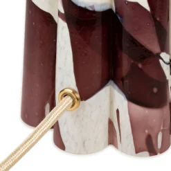 Purple Murano Glass Bucket Lamp