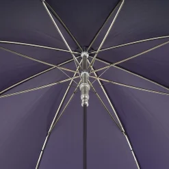 Purple Silver Lion Handle Umbrella