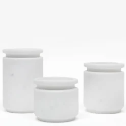 Pyxis Small White Michelangelo Jar by Ivan Colominas