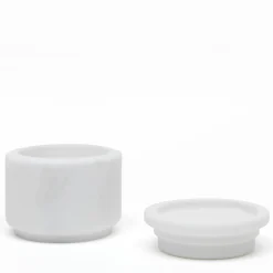 Pyxis Small White Michelangelo Jar by Ivan Colominas
