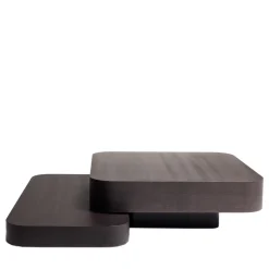 Quadri Tondo 9150 Set of 2 Accent Tables by Gianluigi Landoni
