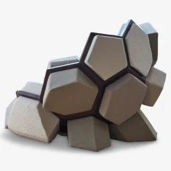 Quartz Ecological Armchair by CRTL ZAK and Davide Barzaghi