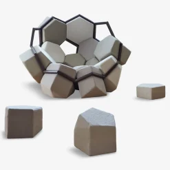 Quartz Ecological Armchair by CRTL ZAK and Davide Barzaghi