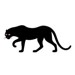 Quattro, la Pantera Silkscreen Print by Enzo Mari