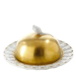 QUEEN ELIZABETH BUTTER DISH WITH CLOCHE
