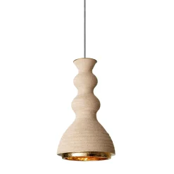 7307/R Allegra Sandblasted Pink Pendant Lamp