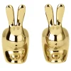 Rabbit Salt and Pepper Shaker in Brass Finish By Stefano Giovannoni