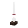 Raccontami Emperador Dark, Red and White Candle Holder