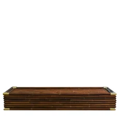 Raccordi Series Bamboo & Brass Bench