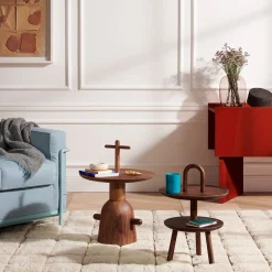 Réaction Poétique by Jaime Hayon - Natural Walnut Low Table #1