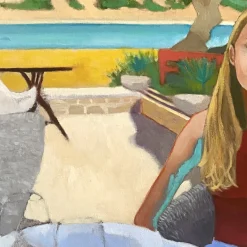 Ragazza Cretese Oil Painting