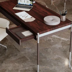 Ragion Olive-Wood Desk by Michael Schoeller