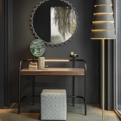 Raily Dark Writing Desk