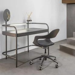 Raily Gray Writing Desk