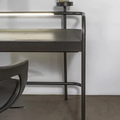 Raily Gray Writing Desk