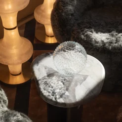 Rainy Drop Glass Round Ball Vase