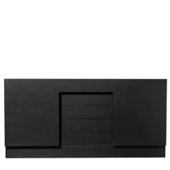 Rastrero Black Lacquered Oak Sideboard