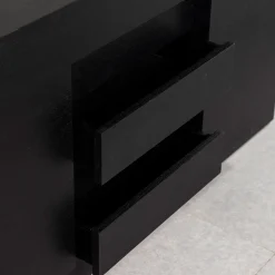 Rastrero Black Lacquered Oak Sideboard