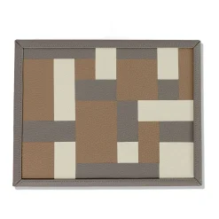 Ravenna Luna Gray Wood & Leather Box