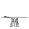 Ray Ed/20 353 Chrome Dining Table By Stefano Bettio