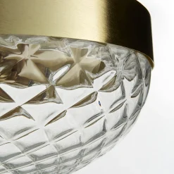 Rays Brass Pendant by Matteo Zorzenoni