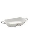 Rectangular Baking Dish with Silver Holder by Itamar Harari