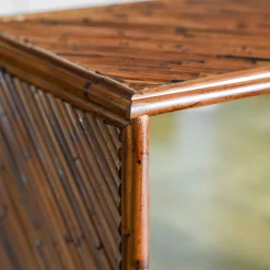 Rectangular Bamboo Console