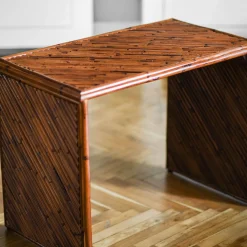 Rectangular Bamboo Console