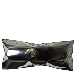 Rectangular Silvery Pillow Wall Sculpture