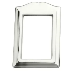 Rectangular Sterling Silver Frame Wtih Scalloping