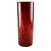 Red & White Filigree Murrine Vase