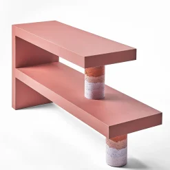 Red Alberoni Bookcase Design By Patricia Urquiola