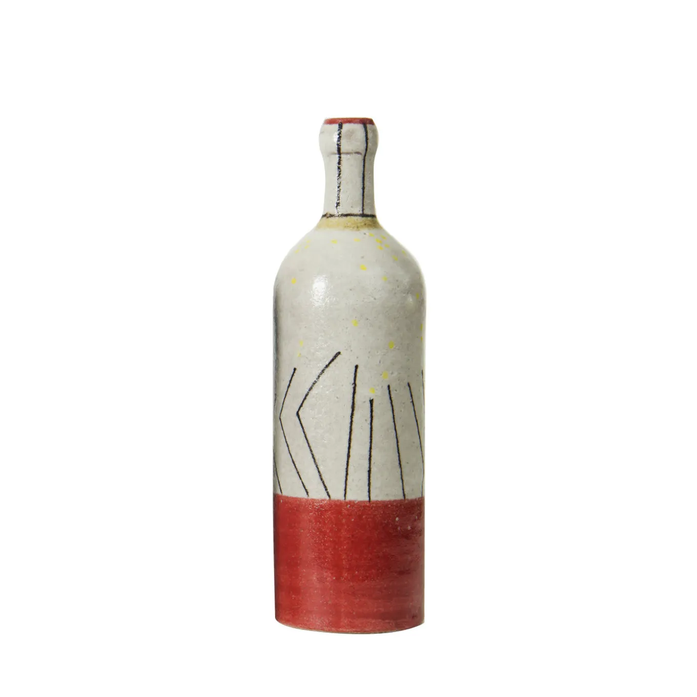 Red and White Bottle