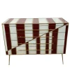 Red and White Dresser