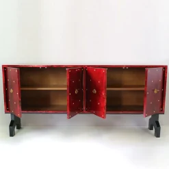 Red 4-Door Sideaboard