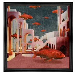 Red Fish Digital Painting