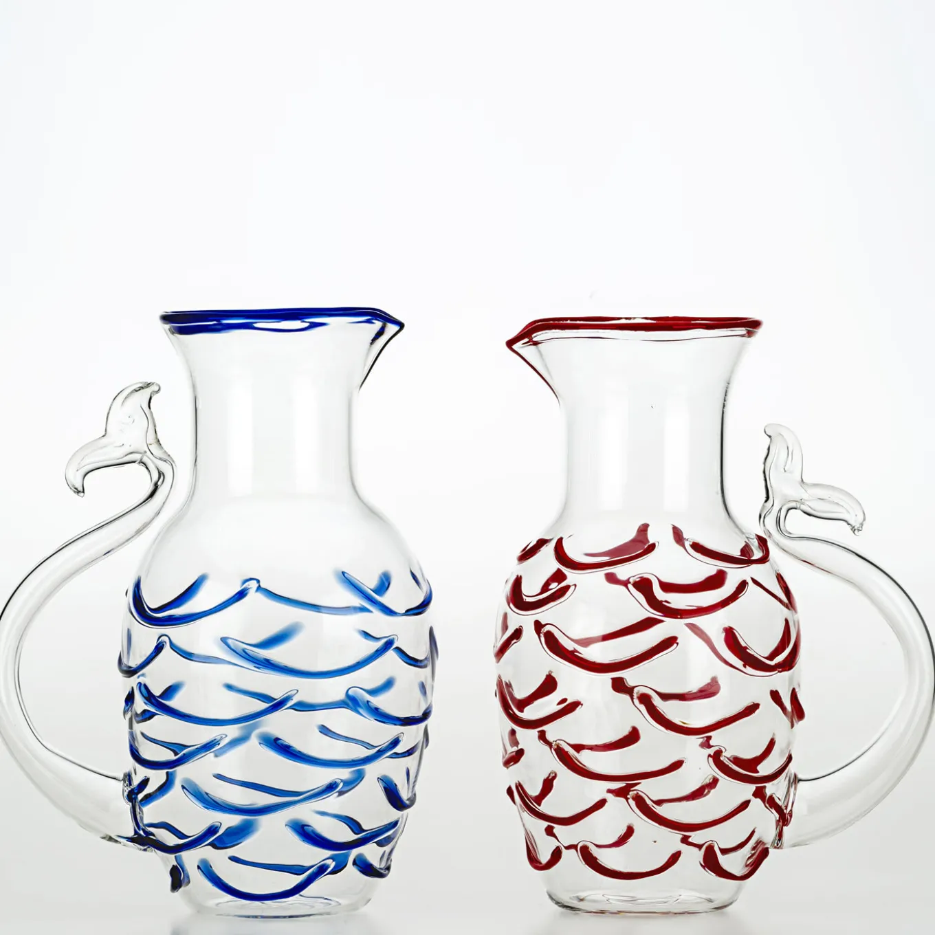Red Fish Tail Jug
