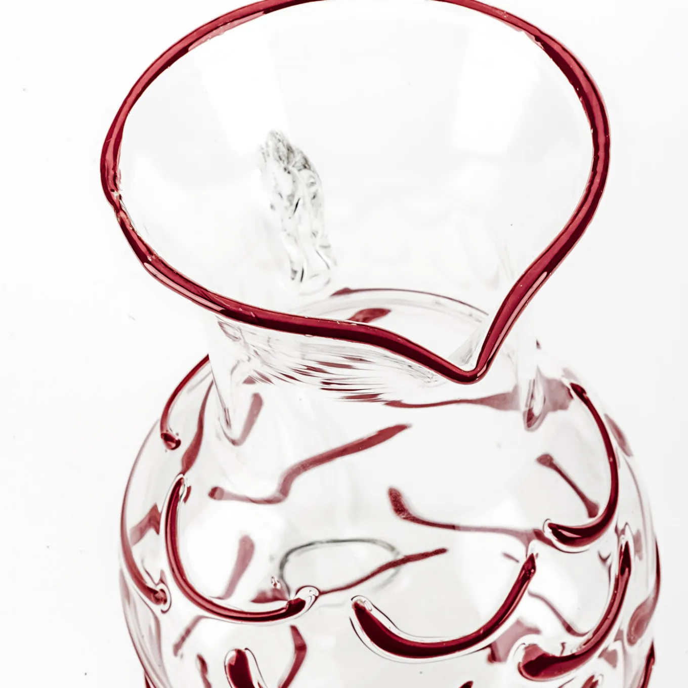 Red Fish Tail Jug
