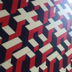 Red Human Fabric Wall Décor