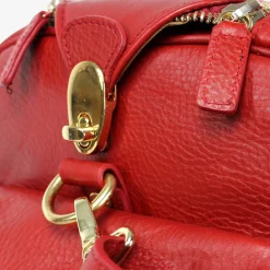 Red Leather Weekender Jones