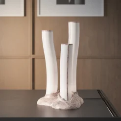 Reef 3-Light White/Pink Table Lamp by Jacopo Simonetti